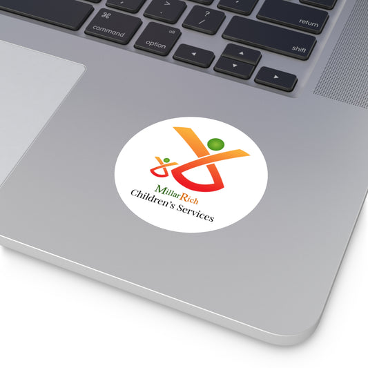 Children's Services Round Vinyl Stickers