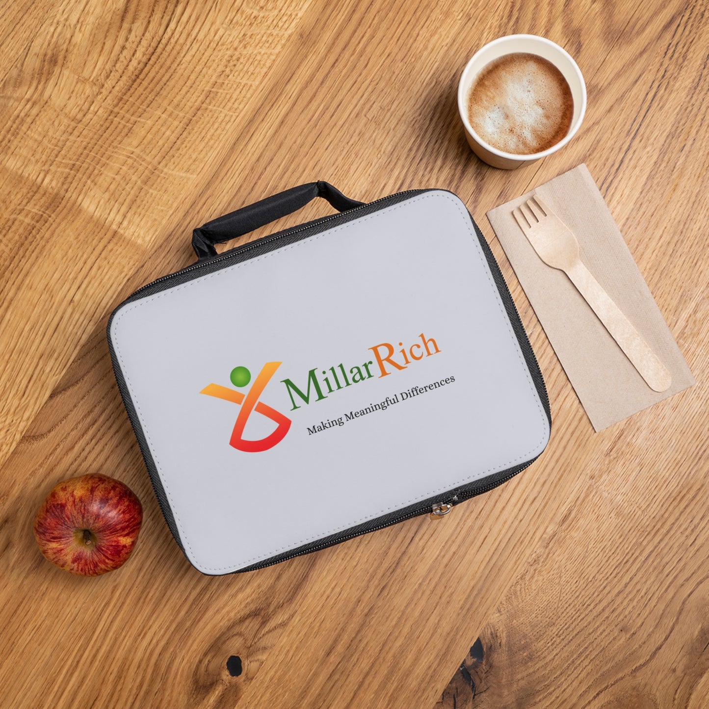 Insulated Lunch Bag, Light Grey